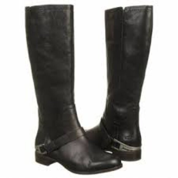 UGG Black Over the Knee Boots Sleek Design Size 7 - Picture 1 of 10